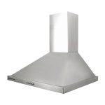   Hausberg HB-1260IN inox, szabadonálló, kürtős, méret:42 cm, zajszint:56 dB, páraelszívó