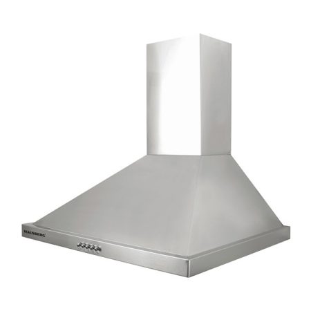 Hausberg HB-1260IN inox, szabadonálló, kürtős, méret:42 cm, zajszint:56 dB, páraelszívó
