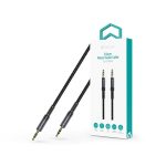   Devia ST111936 iPure Series Woven 1m AUX 3,5/3,5mm jack fekete audio kábel