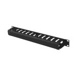   Lanberg AK-1704-B 19" 1U fekete csatornás kábelbevezető