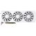 XFX Quicksilver Radeon RX 9070XT White Gaming Edition AMD 16GB GDDR6 256bit PCIe videókártya