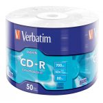   VERBATIM 43787 CD-R 700MB/52x/extra protection írható felület/egyszer írható CD 50db/csomag