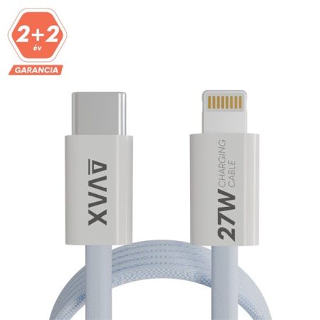 AVAX CB611LB MAGNETY 27W 1m USB-C - Lightning adat- és töltőkábel AVAX CB611LB MAGNETY 27W 1m USB-C - Lightning adat- és töltőkábel
