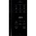 Whirlpool MCP 349 BL 800W 25L fekete mikrohullámú sütő