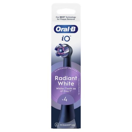 Oral-B iO Radiant White 4 db-os RB fogkefefej szett - új