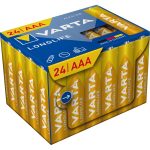   VARTA 4103301134 Longlife mikro AAA (LR03) mikroceruza elem 24db/csomag (műanyagmentes csomagolás)