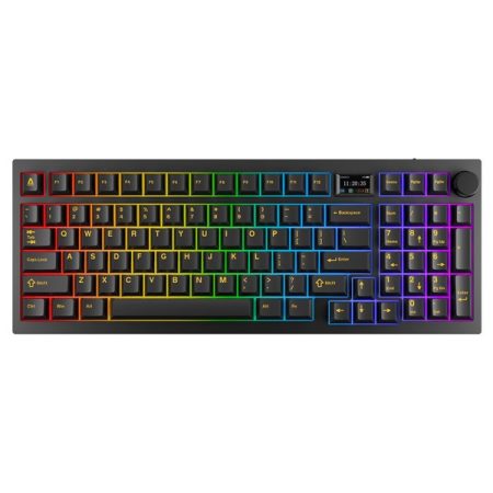 AVAX GM03 PRO 98% HUN Gasket RGB tri-mode mechanikus (Gateron barna switch) billentyűzet
