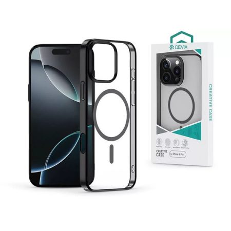 Devia ST116283 Glimmer Magnetic Series Apple iPhone 16 Pro fekete tok