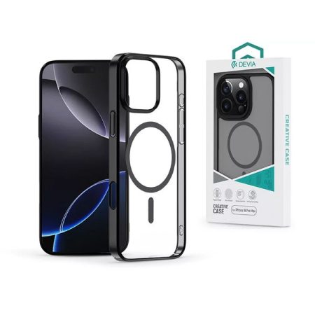Devia ST116351 Glimmer Magnetic Series Apple iPhone 16 Pro Max fekete tok Devia ST116351 Glimmer Magnetic Series Apple iPhone 16 Pro Max fekete tok
