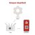 Emos GoSmart Hexagon fehér, 6 részből álló, RGBIC dimmelhető, WiFi LED asztali lámpa