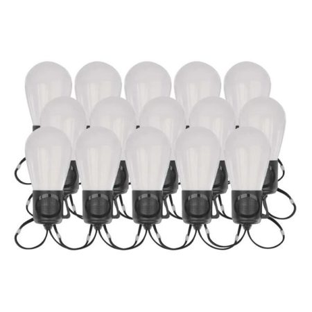 Emos GoSmart 15x parti izzók, 15 m, kültéri és beltéri, RGBIC WiFi LED fényfüzér