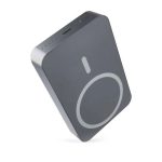 Emos WI 1046, 10 000 mAh, 20 W+Wireless, szürke powerbank