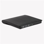   IRIS SLIM EXTERNAL külső DVD író, USB 3.0, Read/write:CD/VCD/DVD, tálcás, DVD-RW, fekete