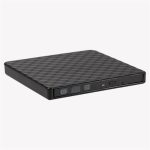   IRIS SQUARE EXTERNAL külső DVD író, USB 3.0, Read/write:CD/VCD/DVD, tálcás, DVD-RW, fekete