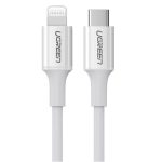   UGREEN US171 3A 1,5m Lightning/USB-C fehér adat- és töltőkábel