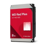   Western Digital 8TB belső SATAIII 3,5" 5400rpm 256MB Red Plus (WD80EFPX) winchester