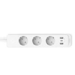   TP-Link Tapo P300 2db USB-A/1db USB-C fehér okos Wi-Fi-s túlfeszültségvédő hosszabbító