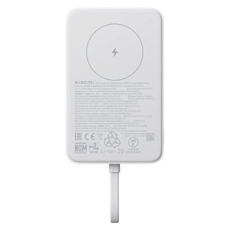 Xiaomi BHR9822GL 33W 10000mAh fehér mágneses power bank Xiaomi BHR9822GL 33W 10000mAh fehér mágneses power bank