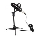 SAL M 12 XLR-3,5mm stúdió mikrofon szett és tripod
