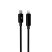 AVAX CB651 PULSEY 1m 27W USB-C - Lightning szürke fonott gyorstöltő LED kábel