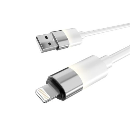AVAX CB311 GLOWY 2m USB-A - Lightning fehér töltőkábel AVAX CB311 GLOWY 2m USB-A - Lightning fehér töltőkábel