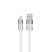 AVAX CB311 GLOWY 2m USB-A - Lightning fehér töltőkábel