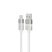 AVAX CB313 GLOWY 2m 18W USB-A - USB-C fehér gyorstöltő kábel