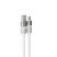 AVAX CB313 GLOWY 2m 18W USB-A - USB-C fehér gyorstöltő kábel