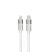 AVAX CB315 GLOWY 2m 27W USB-C - Lightning fehér gyorstöltő kábel