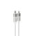 AVAX CB315 GLOWY 2m 27W USB-C - Lightning fehér gyorstöltő kábel