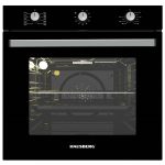   Hausberg HB-8053NG fekete, beépíthető, sütőtér:71L, grill, légkeveréses sütő