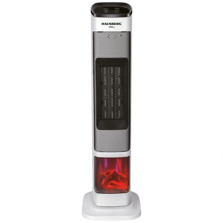Hausberg HB-8219AB digitális, 2000W, kerámia fűtéssel, láng hatással, távirányitással, időzítővel,elektromos kandalló