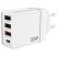 Verbatim 49701 CHR-30EU2 USB 30W 1xUSB-C PD 20W/1xUSB-A QC 3.0/2xUSB-A 10W fehér hálózati töltő
