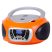 Trevi CMP 510 DAB hordozható CD/DAB/DAB+/FM/AUX/USB narancssárga boombox