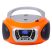 Trevi CMP 510 DAB hordozható CD/DAB/DAB+/FM/AUX/USB narancssárga boombox