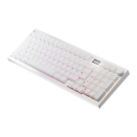 AVAX GM03 PRO 98% HUN tri-mode fehér mechanikus (Gateron yellow switch) billentyűzet AVAX GM03 PRO 98% HUN tri-mode fehér mechanikus (Gateron yellow switch) billentyűzet