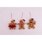 IRIS filc akasztós mézeskalács figurák,  10  cm