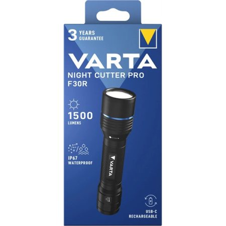 Varta 18921101111 Night Cutter Pro F30R LED újratölthető zseblámpa Varta 18921101111 Night Cutter Pro F30R LED újratölthető zseblámpa