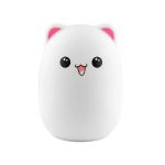   Tracer Teddy Bear, RGB LED, 5 színtónus, 4 világítási mód, Szilikon, Vezeték nélküli, éjszakai lámpa