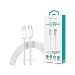   Devia ST399381 Smart Series 60W PD Type-C/Type-C fehér 1m adat-és töltőkábel