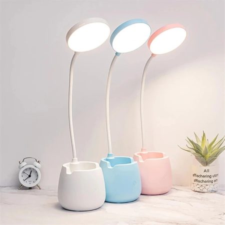 TOO FLOWER LAMP 1200mAh USB rózsaszín LED lámpa tolltartóval