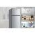 Midea MDRT294FGE50 ezüst, felülfagyasztós, Hűtő:163L, Fagyasztó:41L, No frost hűtőszekrény