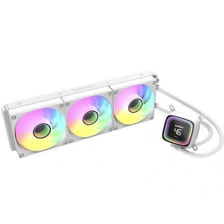 RAIDMAX DIGITAL LD360 ARGB WHITE LCD kijelzős vízhűtés