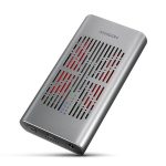   Axagon EEM2-20GD USB-C 20Gbps Dual M.2 NVMe SSD CLONE MASTER Enclosure külső USB-C 20Gbps fém SSD ház