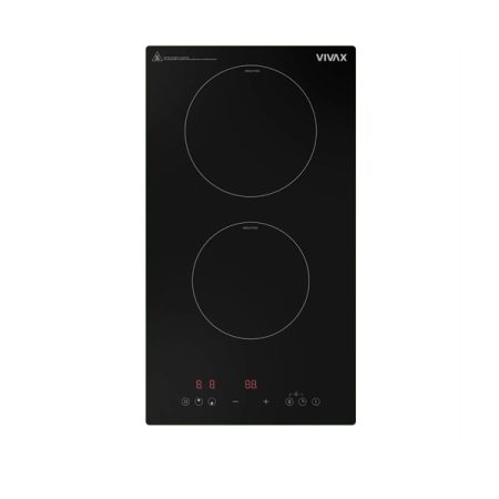 Vivax BH-02MIN fekete, beépíthető, indukciós, főzőzóna: 2, beépíthető méret: 28,8cm, főzőlap