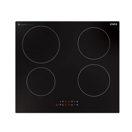 Vivax BH-04MIN fekete, beépíthető, indukciós, főzőzóna: 4, beépíthető méret: 52cm, főzőlap