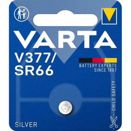 VARTA 377101401 V377 (SR66) alkáli gombelem 1db/bliszter