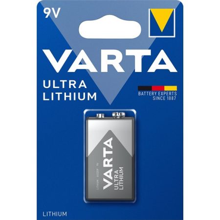 VARTA 6122301401 Professional 9V lítium elem 1db/bliszter